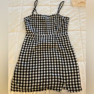 Abercrombie Black and White Gingham Dress